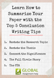 Learn How to Summarize Your Paper with the Top 5 Conclusion Writing Tips